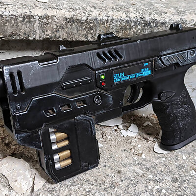 Real working Lawgiver 2012 model bodykit for cal43 PPQ T4E gun