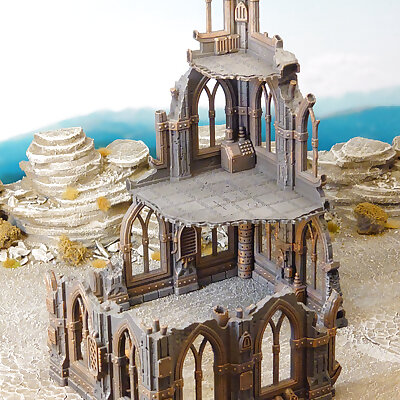 Gothic scifi ruins