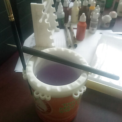 Miniature Paint Cup extender