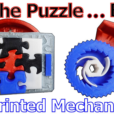 The Puzzle  Puzzle Box by Leisure Luke 100 Printed