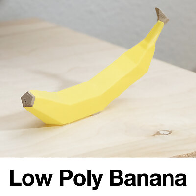 Low Poly Banana