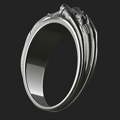Sexy cyber ring Free 3D print model
