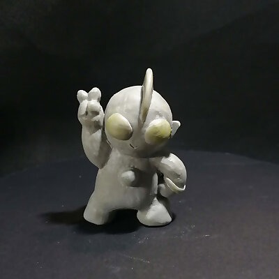 Ultraman clay figurines（generated by Revopoint POP）