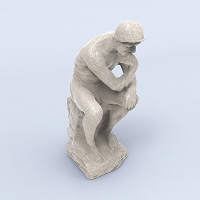 Thinker sculpture（generated by Revopoint POP）