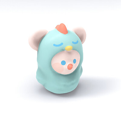 Lovely Mouse（generated by Revopoint POP）
