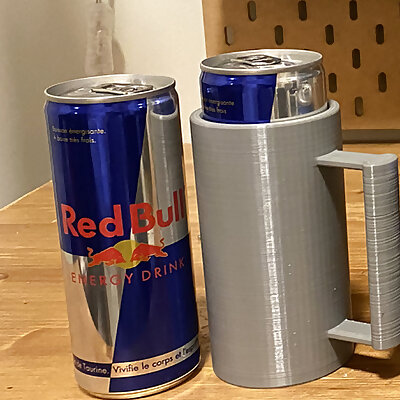 can holder 25cl  red bull can compatible
