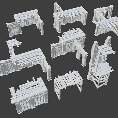 Fantasy Ruins  Basic Modular Building Blocks