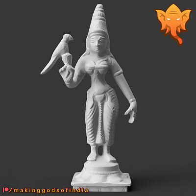 Meenakshi  Fish Eyed Warrior Goddess