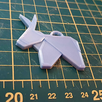 Keychain donkey origami