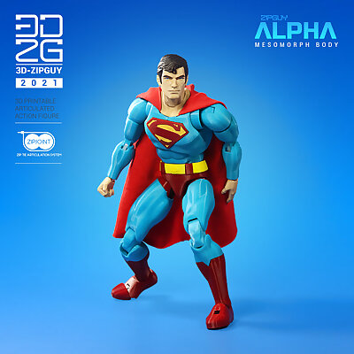 SUPERMAN upgrade kit for ZIPGUY ALPHA