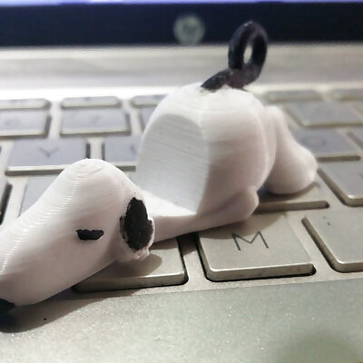 Snoopy keychain cellphone holder