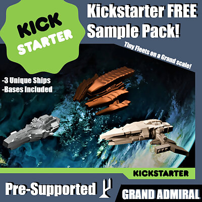 SCIFI Ships Sample Pack  Kickstarter releases Samples!  Presupported