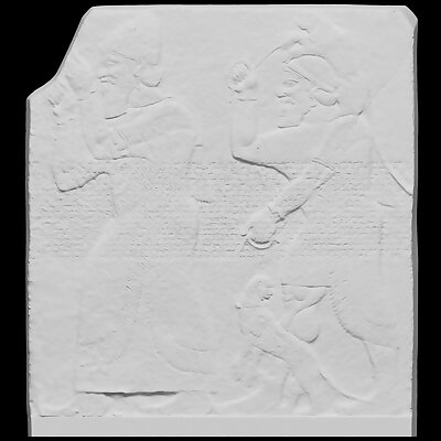 Tributebearers Assyrian relief