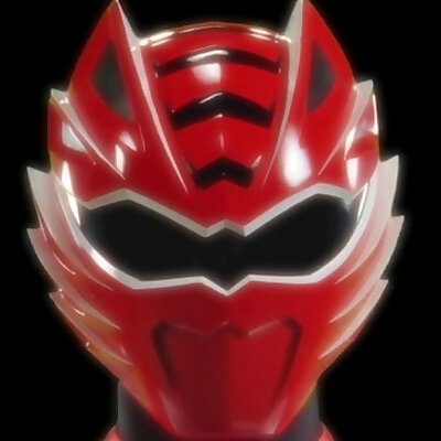 Jungle Fury Red Ranger Master Mode Helmet