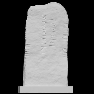 Standing stone with Latin and Ogam inscriptions