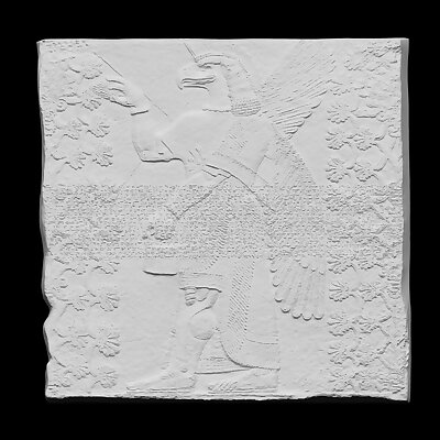 Assiryan wall relief