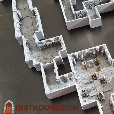 INSTADUNGEON™ Starter Set dungeon tiles compatible with DD Pathfinder and more