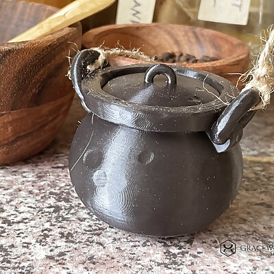 Cauldron spice jar