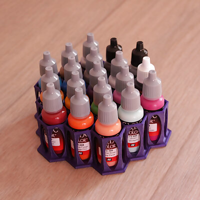 Model Paint Stand for 25mm Bottles Vallejo  Army Painter