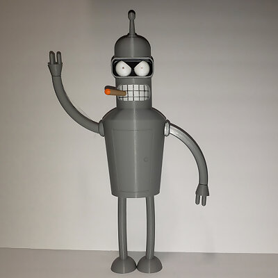 Futurama Bender with exchangeable mouth and eyes