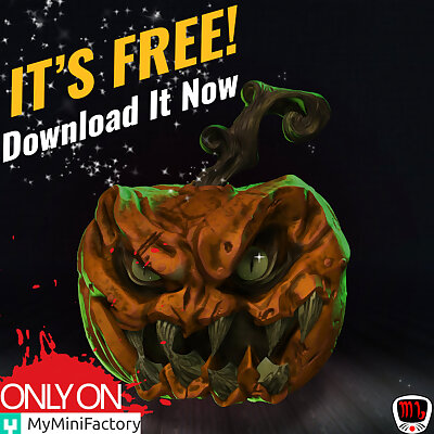 FREE Halloween Horror Pumpkin Presupported