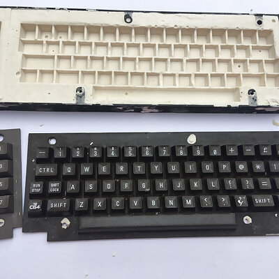 Mould for helping you to hack your C64 mini keyboard up