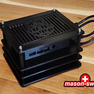 Raspberry Pi Case for NAS with Minirack SSD openmediavault