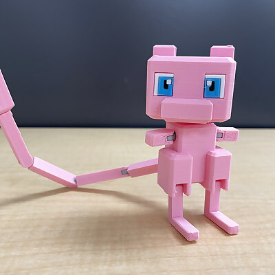 Pokemon Quest Articulated Mew Toy