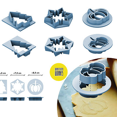 New Year Cookie Cutter Set