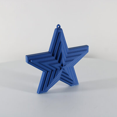 Additive Star Tree Ornament Christmas Decor by Slimprint
