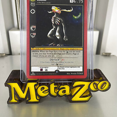 MetaZoo Display Stand  Top Loader