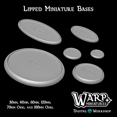 Lipped Miniature Bases