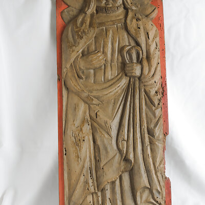 Relief of a cleric or monk