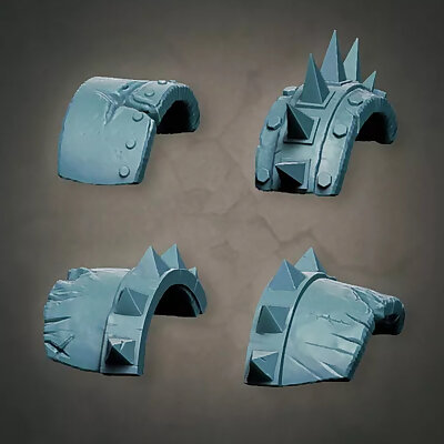 MrModulorks Free Orc Shoulder Pad Armor