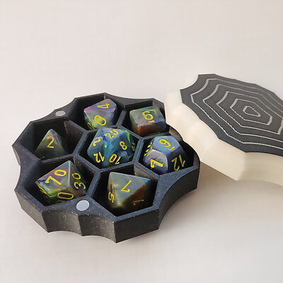 Polyhedral Dice Case  Tray