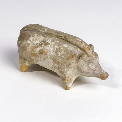 Ceramic figure of a boar