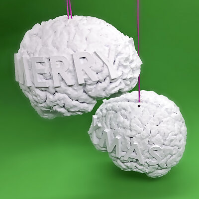 Xmas Brain Decoration