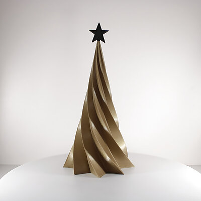 Spiraled Christmas Tree Vase Mode Christmas Decor by Slimprint