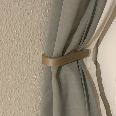 Curtain tieback  holder