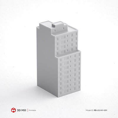 3D Print miniature building RBUSNY031