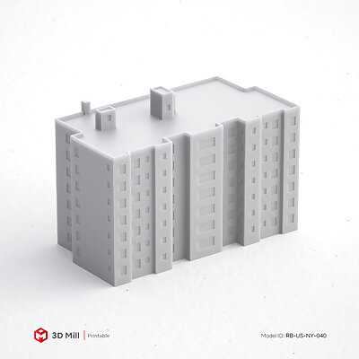 3D Print miniature building RBUSNY040