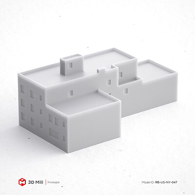 3D Print miniature building RBUSNY047