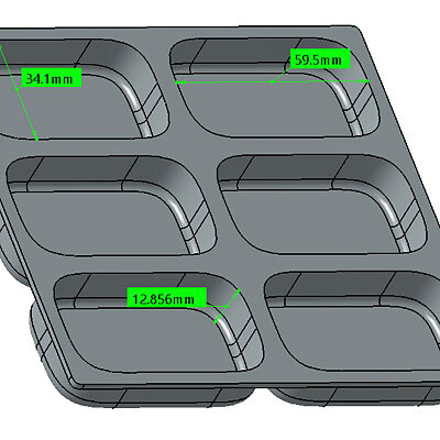 Soap mold for guest size soap making