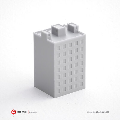 3D Print miniature building RBUSNY073
