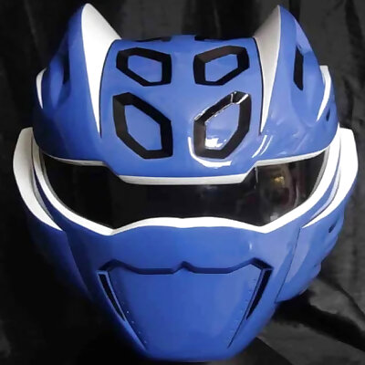 Jungle Fury Blue Ranger Master Mode Helmet