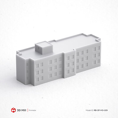 3D Print miniature building RBSPMD009