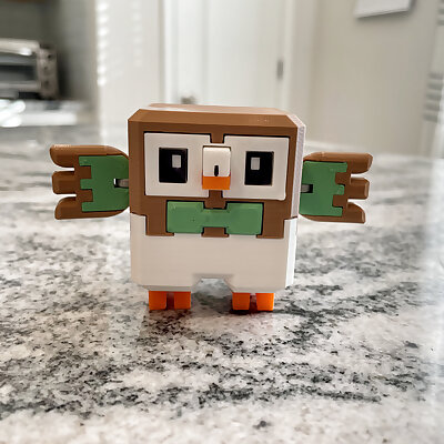 Pokemon Rowlet Articulated Toy