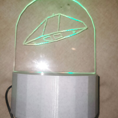 lamp with arduino led control kit lampe mit arduino led steuerung kit
