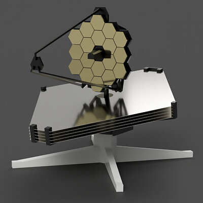 James Webb Space Telescope JWST  Full model