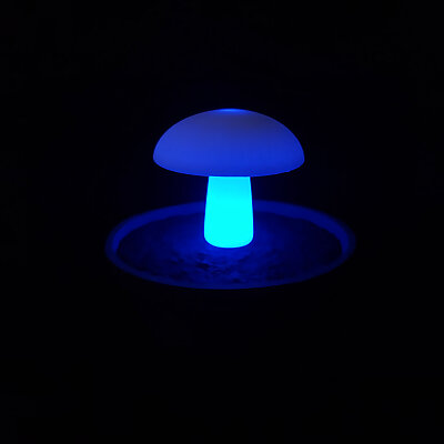 Bioluminescent Mushroom Light